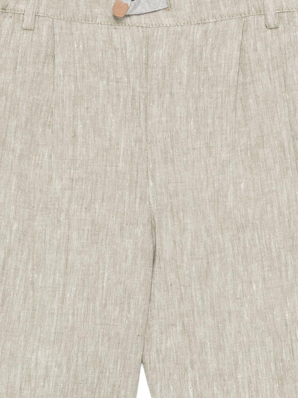 Shorts per bambino Eleventy Kids grigio con vita elasticizzata - Rubino Kids