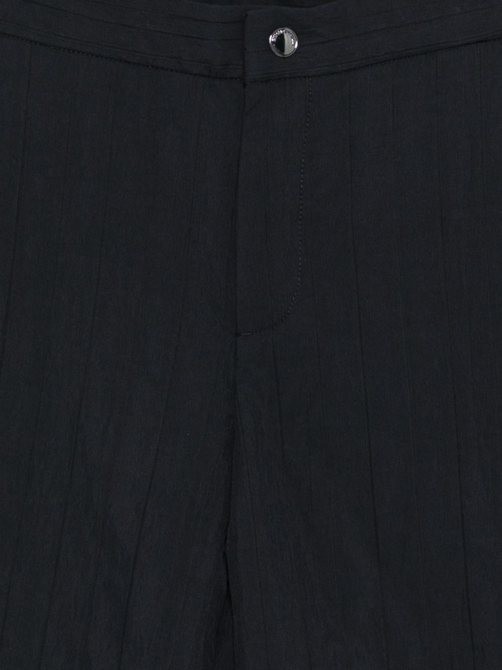 Shorts per bambino Emporio Armani Kids blu con design a righe - Rubino Kids