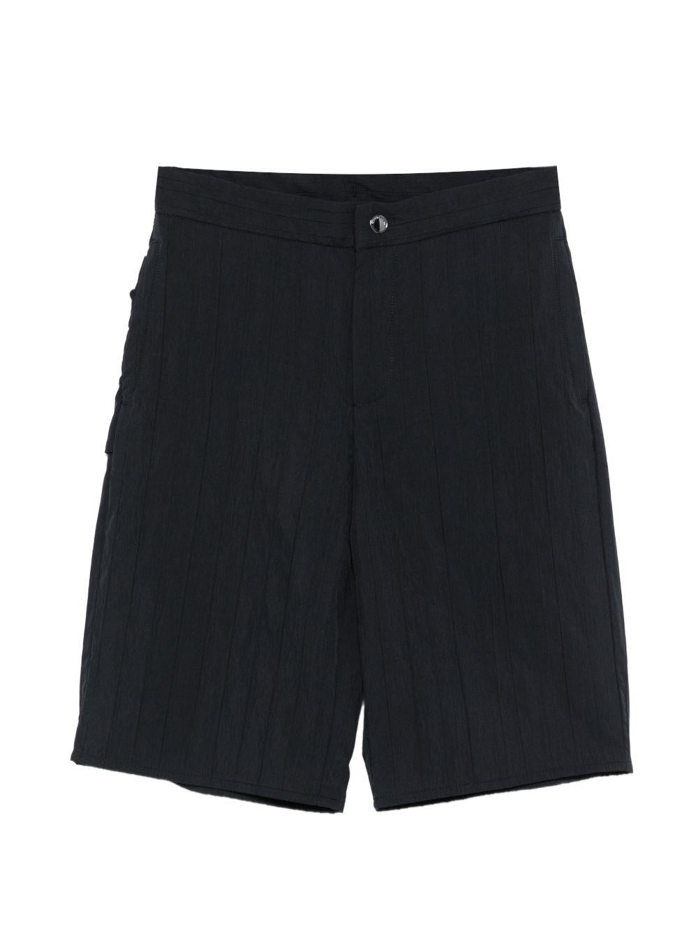 Shorts per bambino Emporio Armani Kids blu con design a righe - Rubino Kids