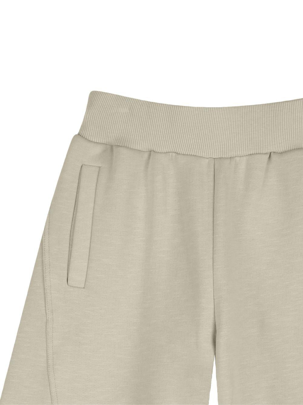Shorts per bambino Givenchy Kids beige con bordo a coste - Rubino Kids