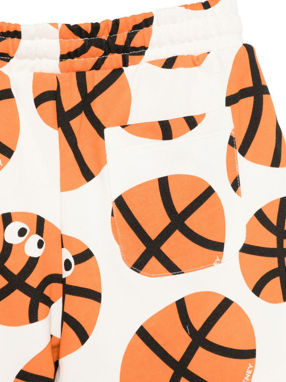 Shorts per bambino Stella McCartney Kids multicolore con stampa grafica all - over - Rubino Kids