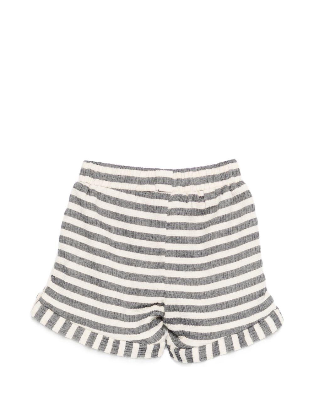 Shorts per neonata Donsje multicolor con design a righe - Rubino Kids