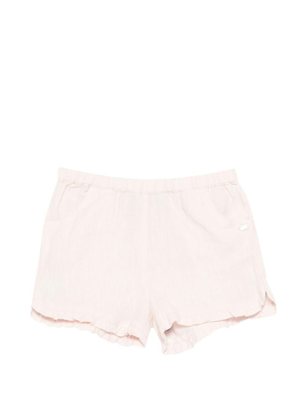 Shorts per neonata Tartine & Chocolat rosa chiaro con ruches - Rubino Kids