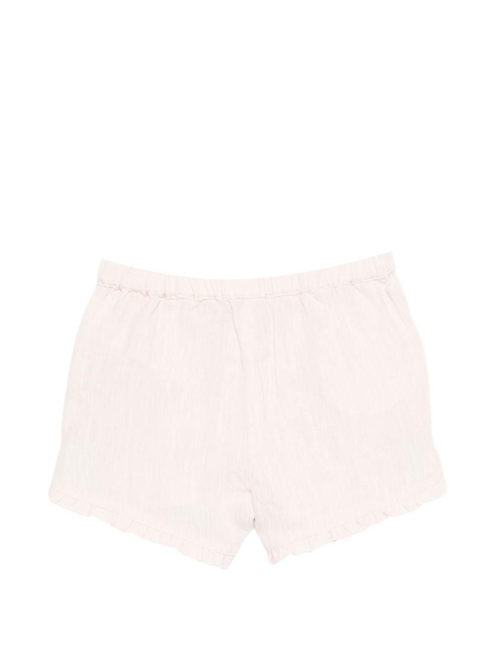 Shorts per neonata Tartine & Chocolat rosa chiaro con ruches - Rubino Kids