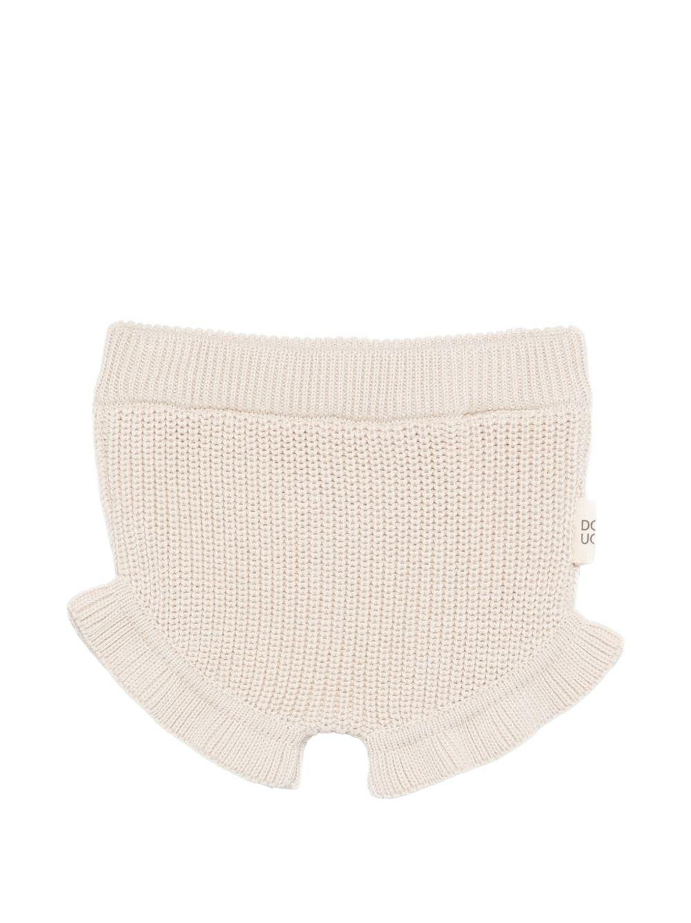 Shorts per neonati Douuod Kids beige con trama lavorata a maglia - Rubino Kids