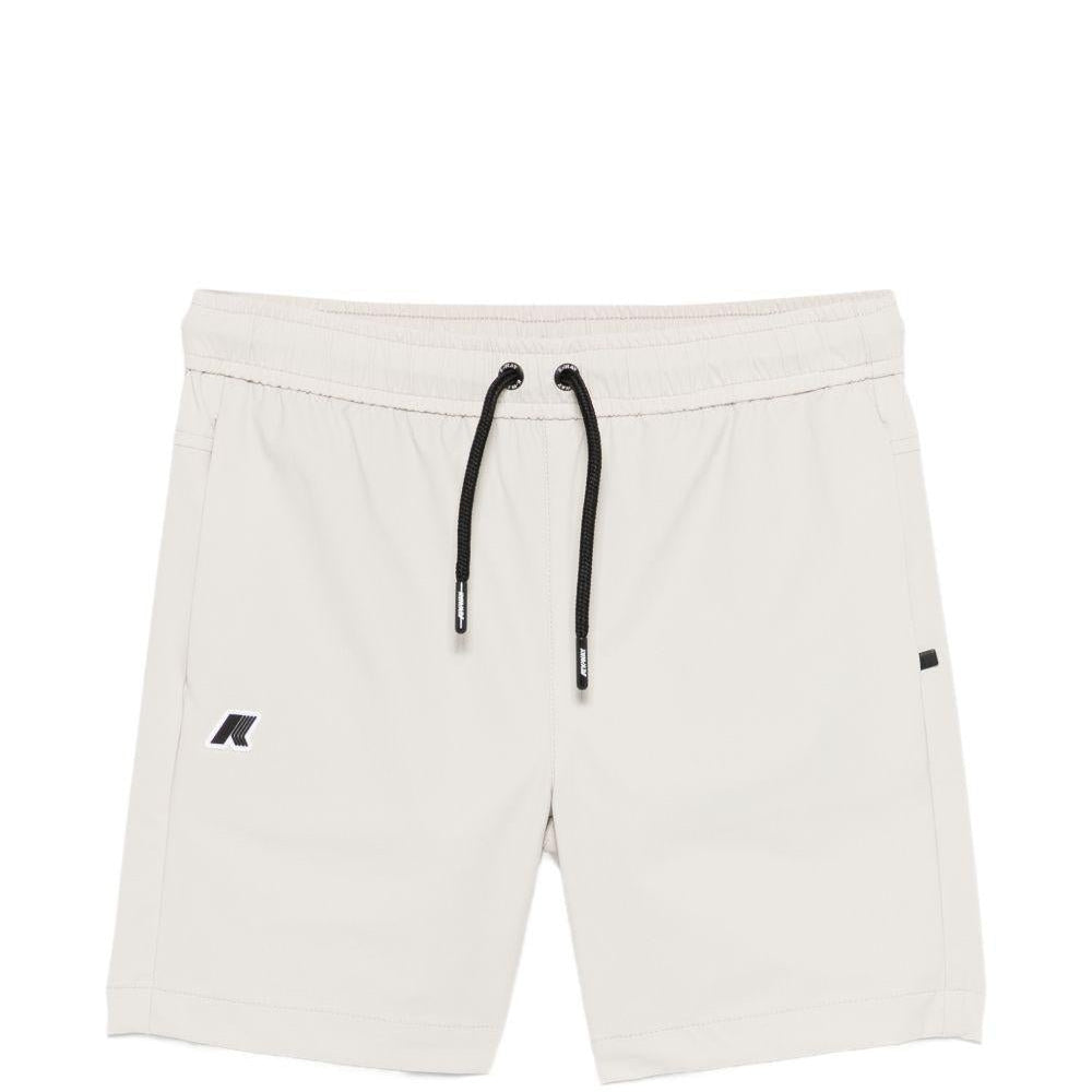 Shorts P.Nesilier per bambino K - WAY Kids grigi con chiusura a coulisse - Rubino Kids