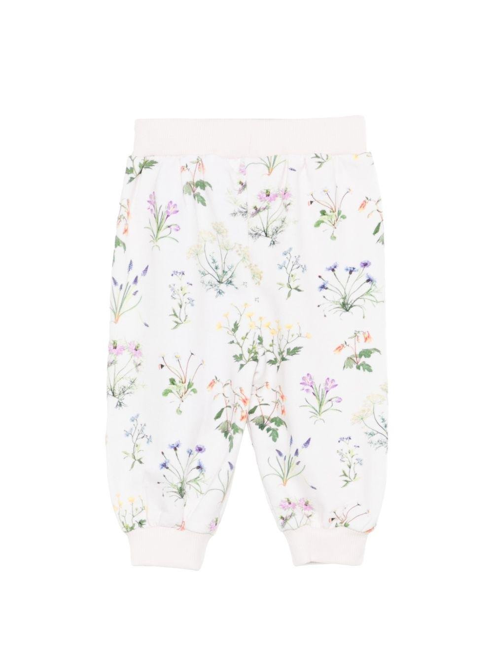 Shorts Sallie per neonata Molo beige con stampa a fiori - Rubino Kids