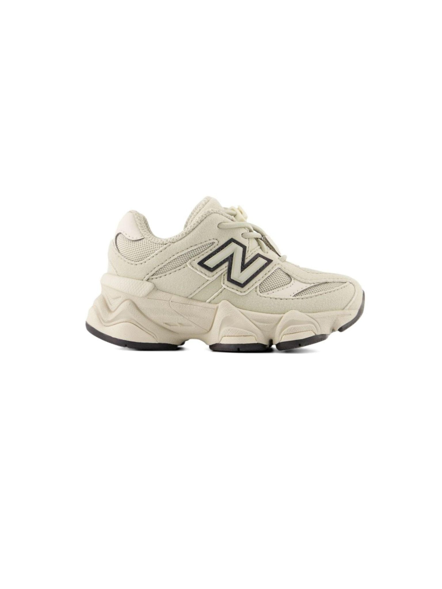Sneakers 9060 per bambini New Balance Kids bianche con applicazione logo sui lati - Rubino Kids