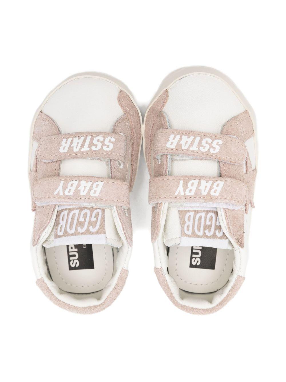 Sneakers Baby School per neonati Golden Goose Kids beige con applicazione a stella - Rubino Kids