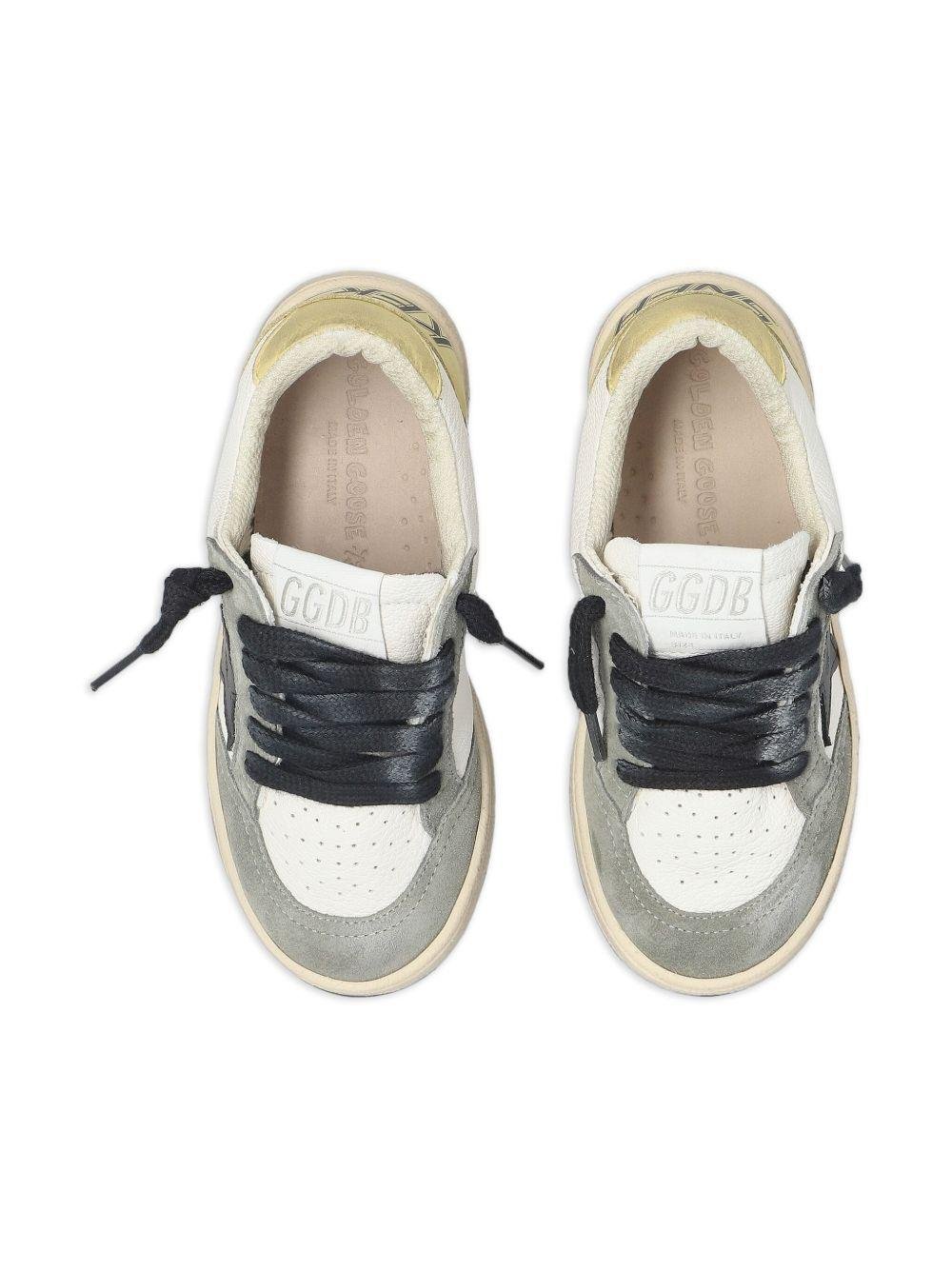 Sneakers Ball Star per bambino Golden Goose Kids grigie con inserti in pelle scamosciata - Rubino Kids
