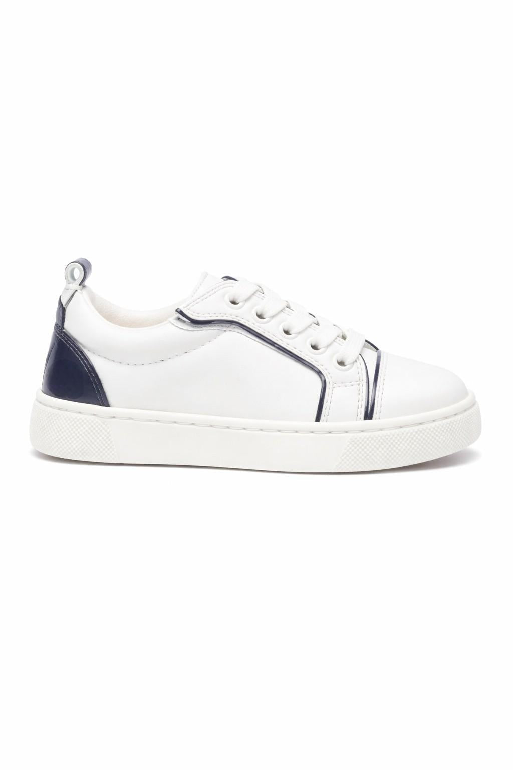 Sneakers Funnyto per bambini Christian Louboutin Kids bianco con inserti - Rubino Kids