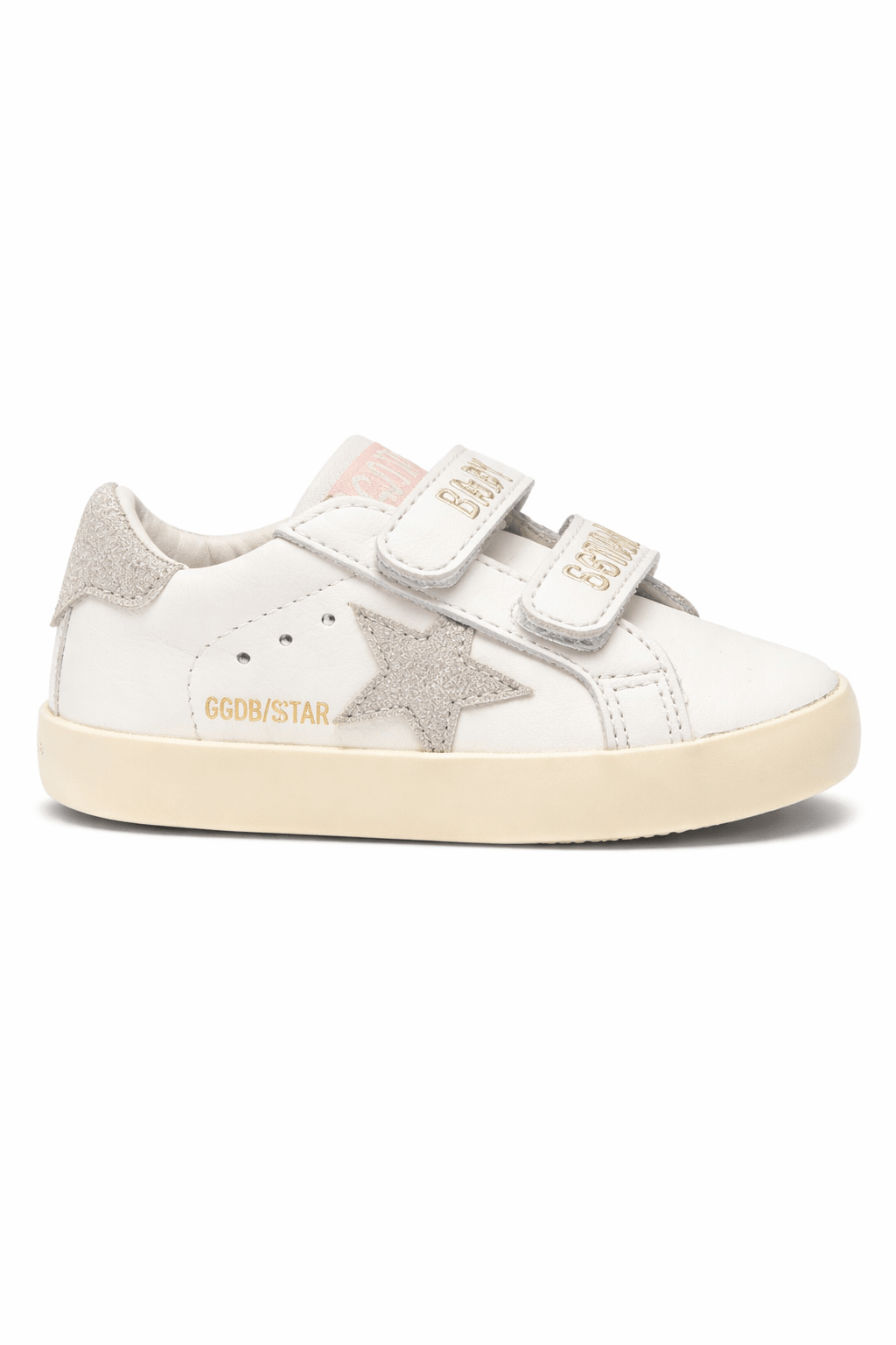 Sneakers Old School per neonati Golden Goose Kids bianche con decorazione stella - Rubino Kids