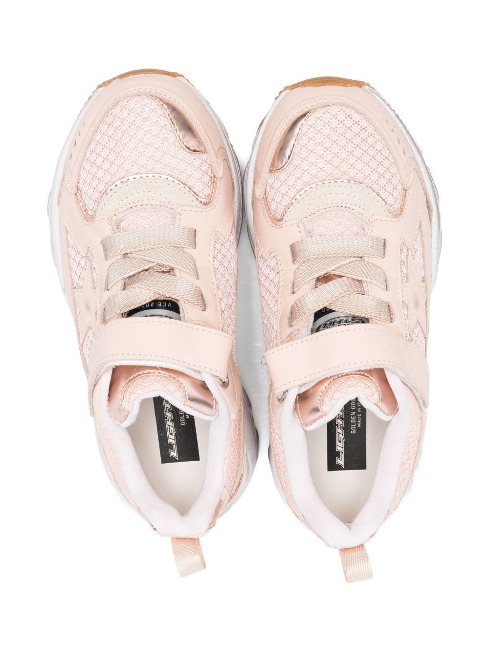 Sneakers per bambina Golden Goose Kids rosa con decorazione a stella - Rubino Kids