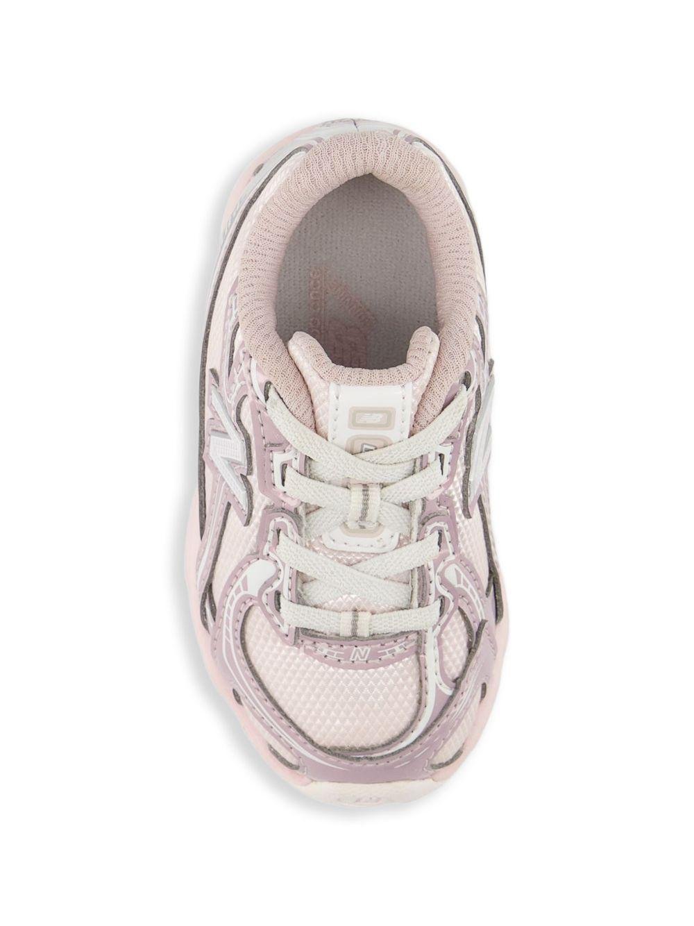 Sneakers per bambina New Balance Kids 740 Bungee rosa con lacci - Rubino Kids