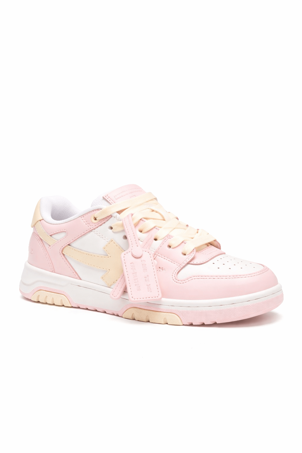 Sneakers per bambina Off - White Kids Out Of Office bianche con motivo Arrows - Rubino Kids