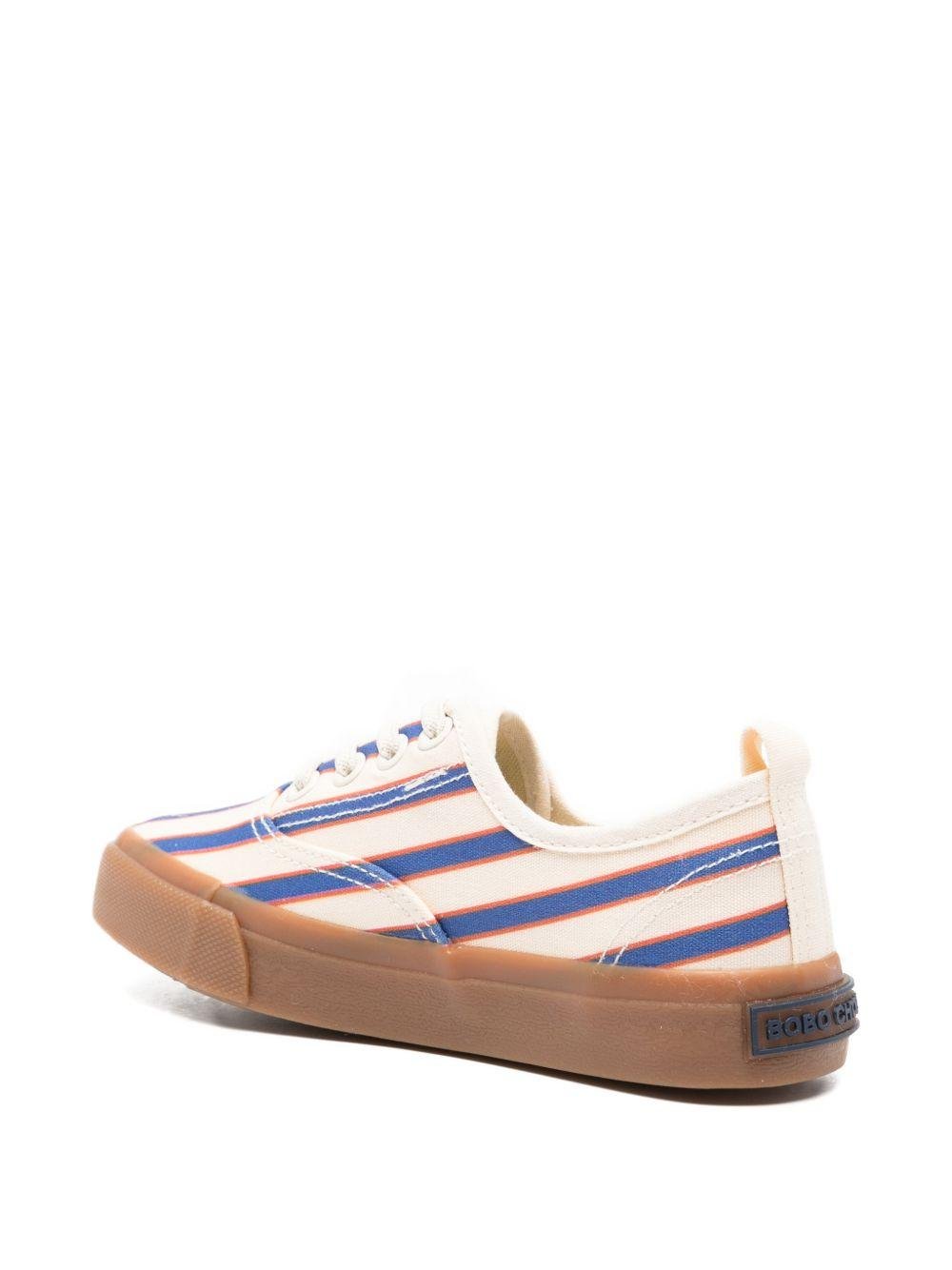 Sneakers per bambino Bobo Choses multicolore motivo a righe - Rubino Kids