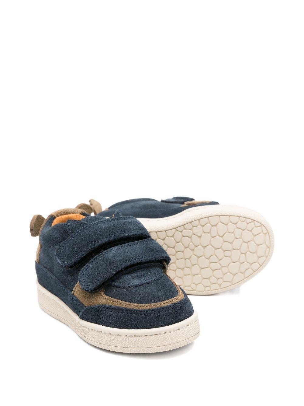 Sneakers per neonato Donsje blu con chiusura a strappo - Rubino Kids