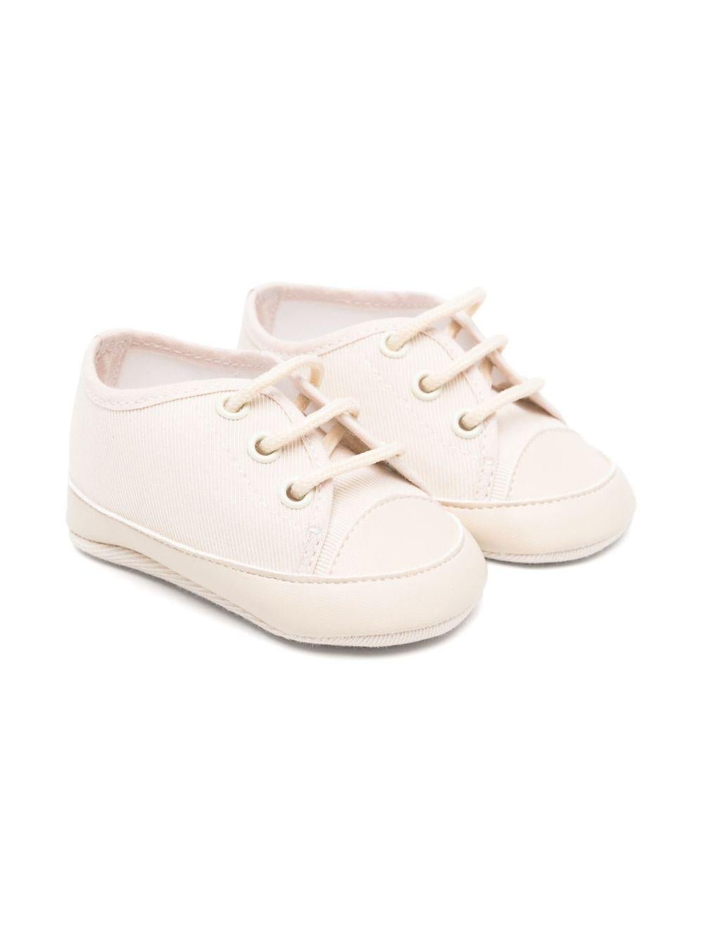 Sneakers primi passi per neonato Colorichiari beige con design color - block - Rubino Kids