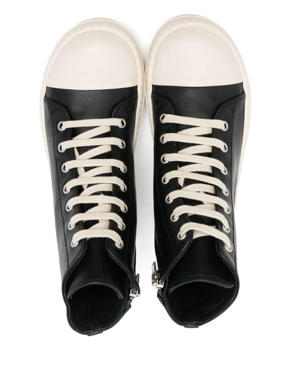 Sneakers Sneaks per bambino Rick Owens Kids nere con chiusura frontale con lacci - Rubino Kids