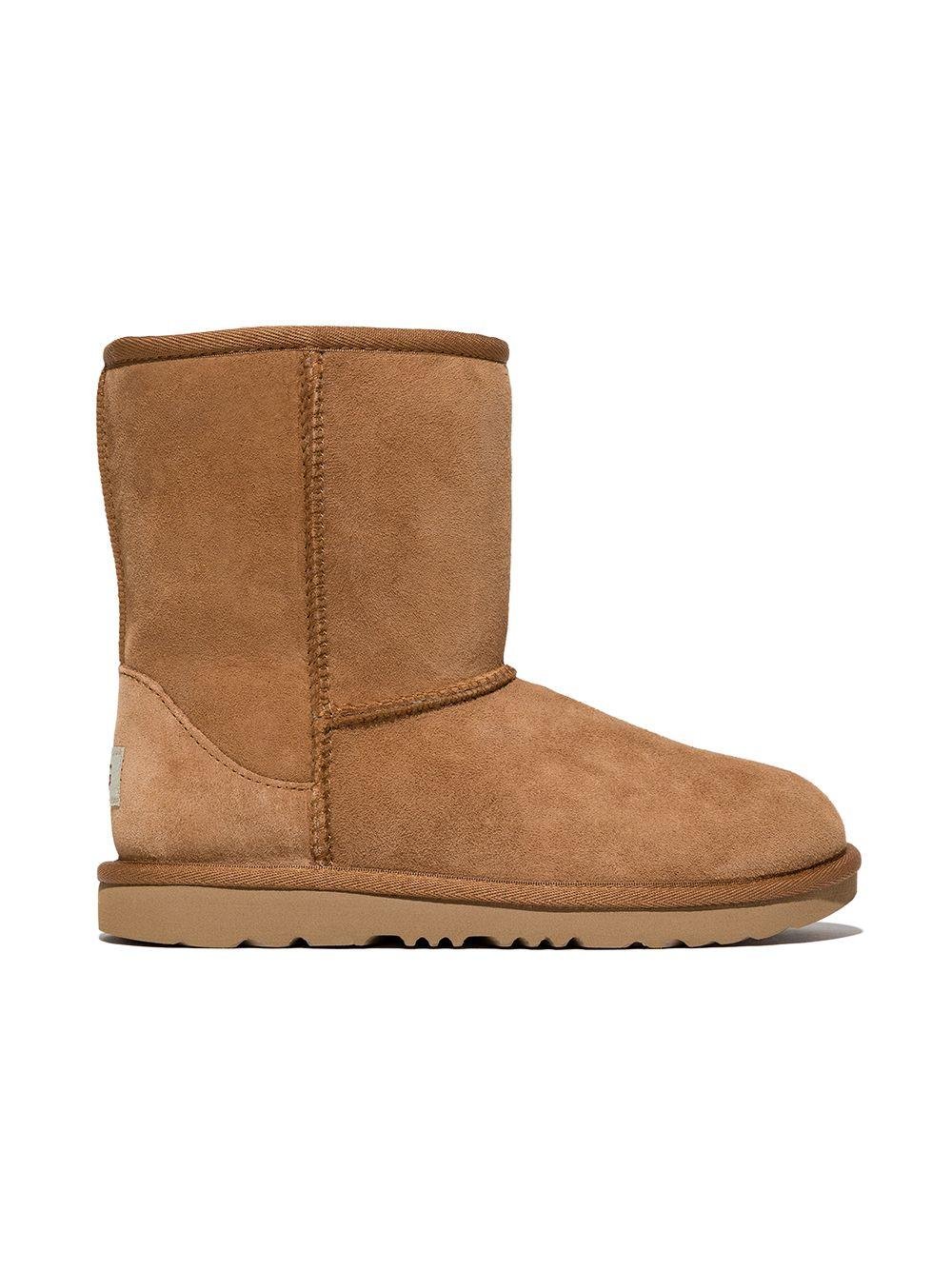 Stivali Classic II TD per bambina UGG Kids marroni con cuciture tono su tono - Rubino Kids
