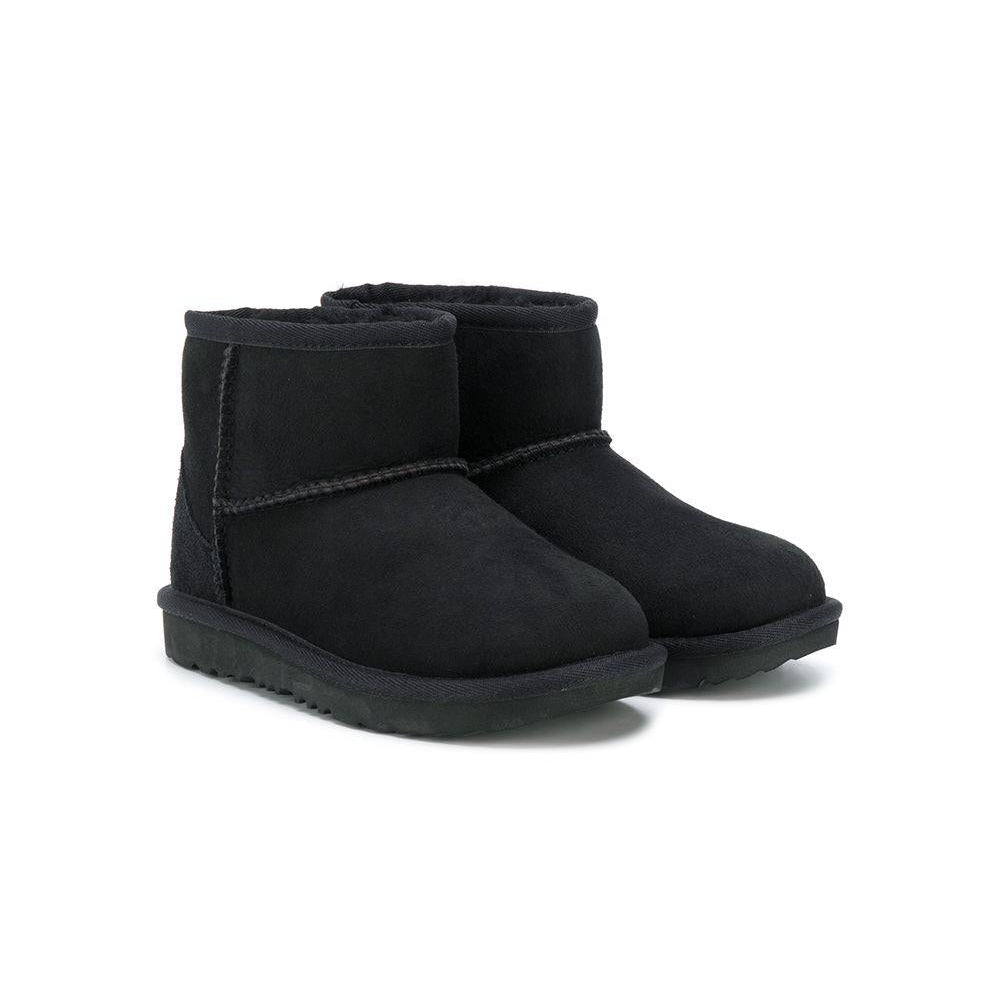 Stivali Classic Mini II per bambina UGG Kids neri con design slip - on - Rubino Kids