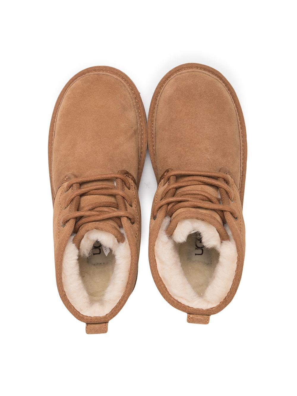Stivali per bambino UGG Kids beige stringati - Rubino Kids