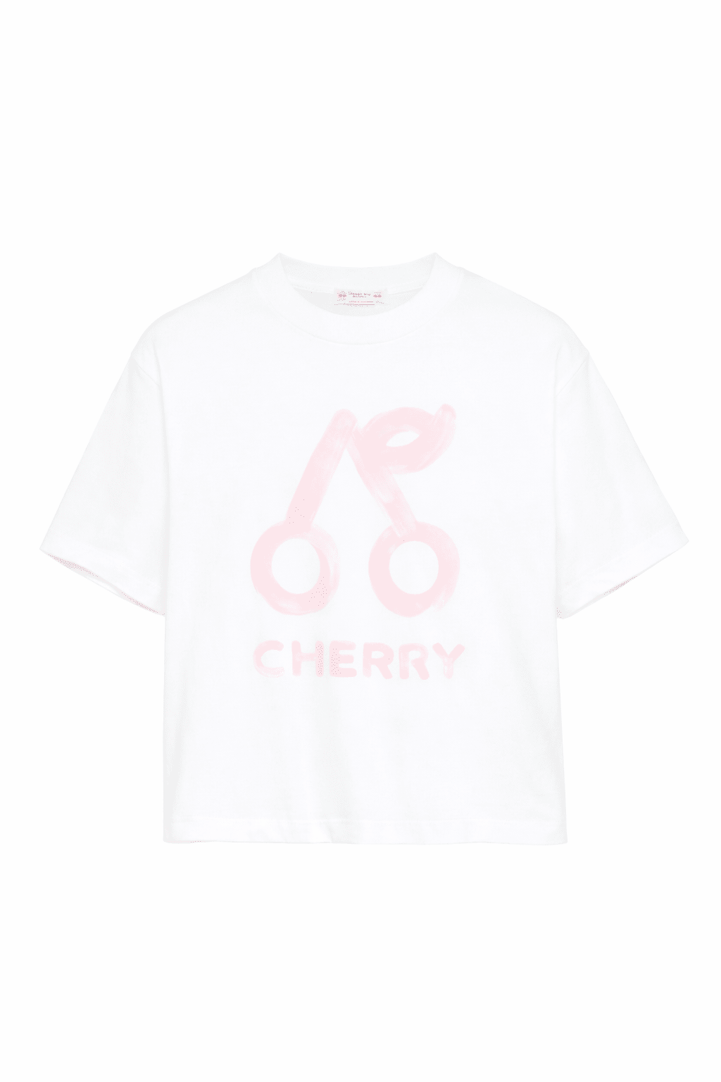 T-shirt per bambina Bonpoint bianca con stampa logo sul davanti - Rubino Kids