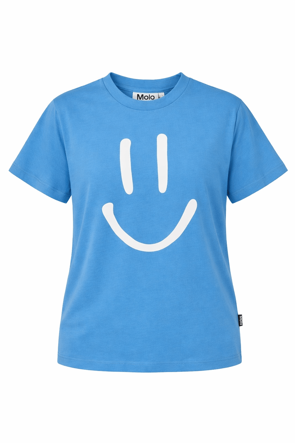 T-shirt per bambini Molo azzurra con stampa smile - Rubino Kids