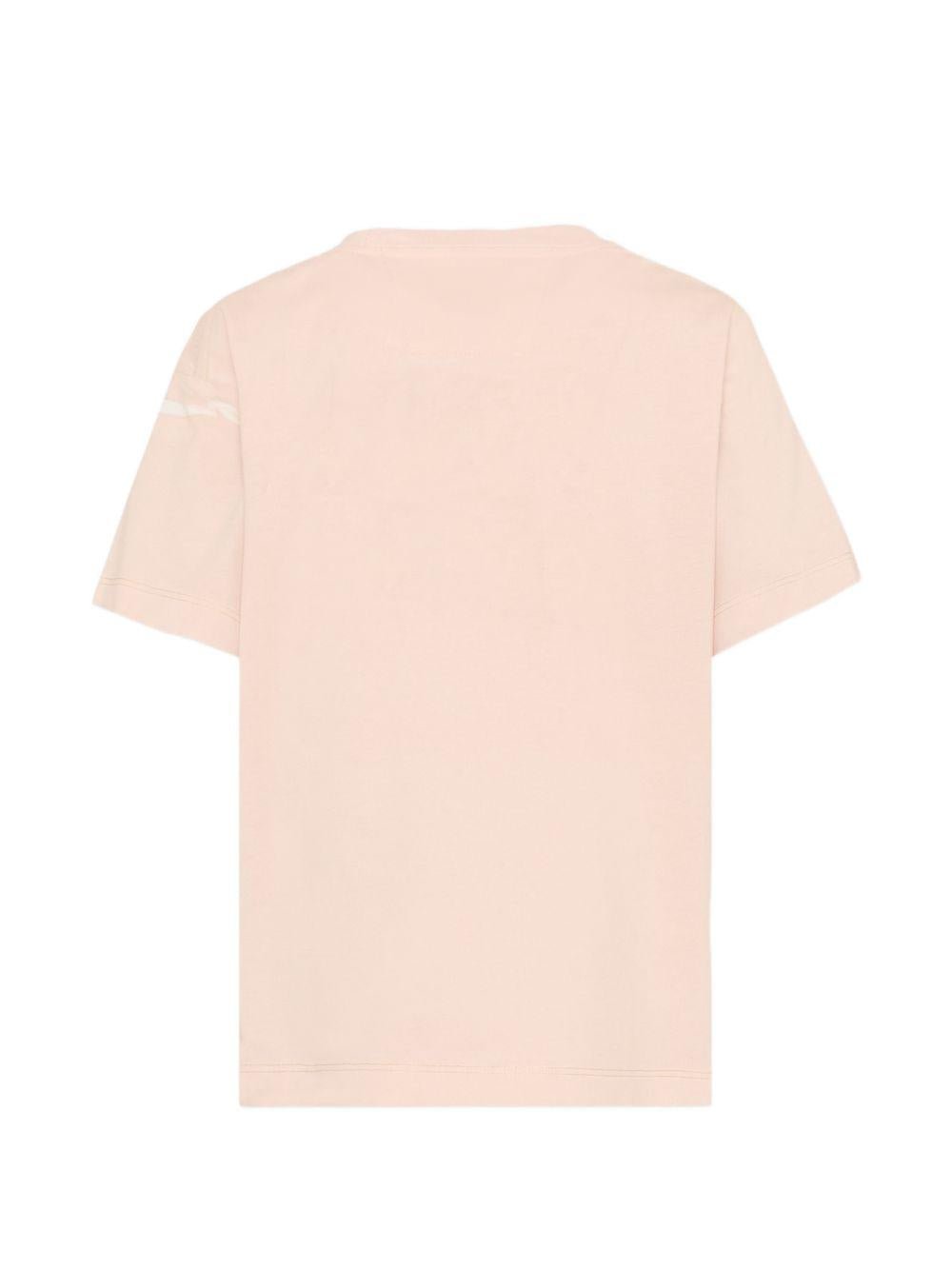 T-shirt per bambino C.P. Company Kids beige con logo sul davanti - Rubino Kids