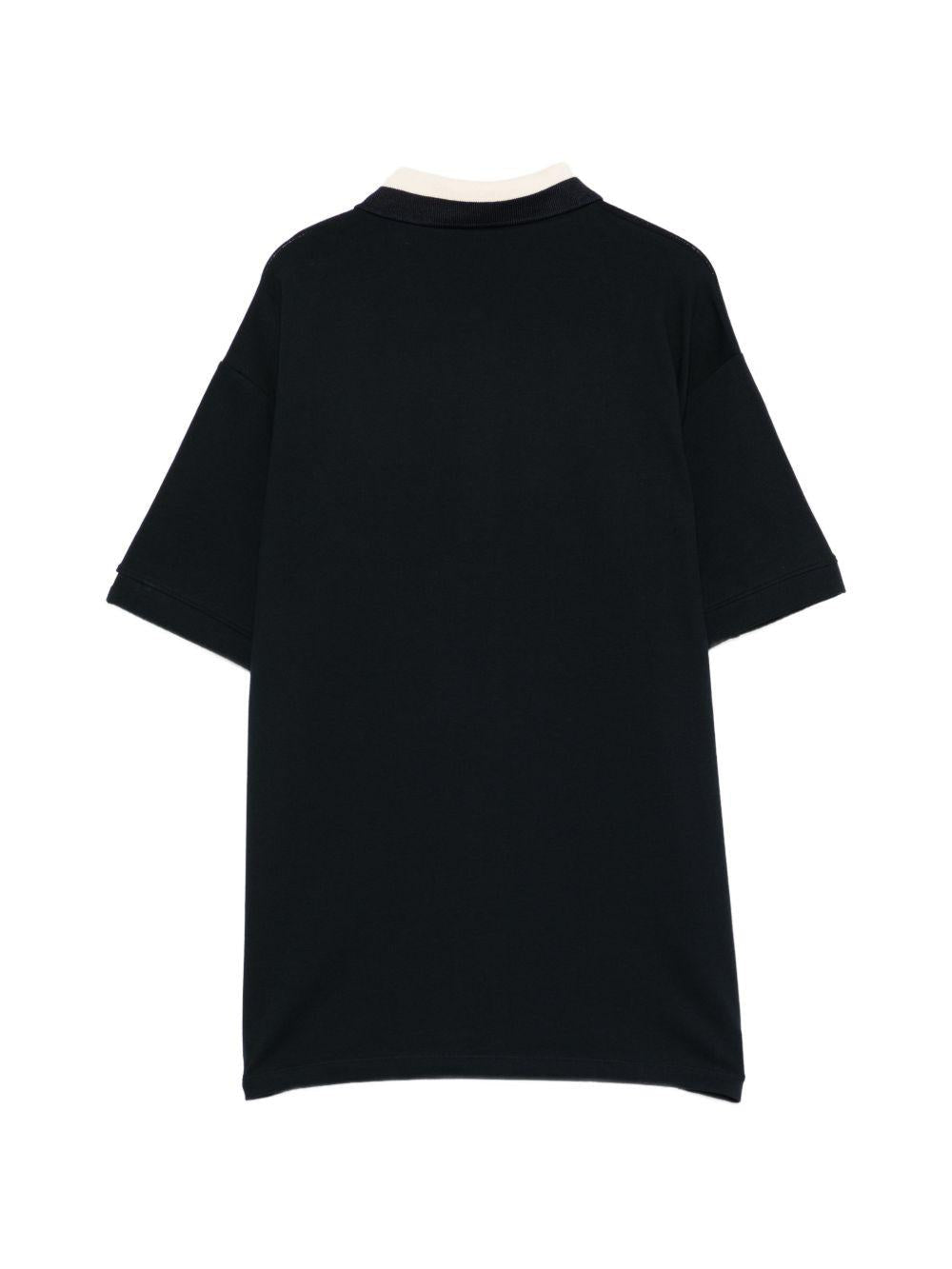 T-shirt per bambino Emporio Armani Kids blu con inserti a contrasti - Rubino Kids