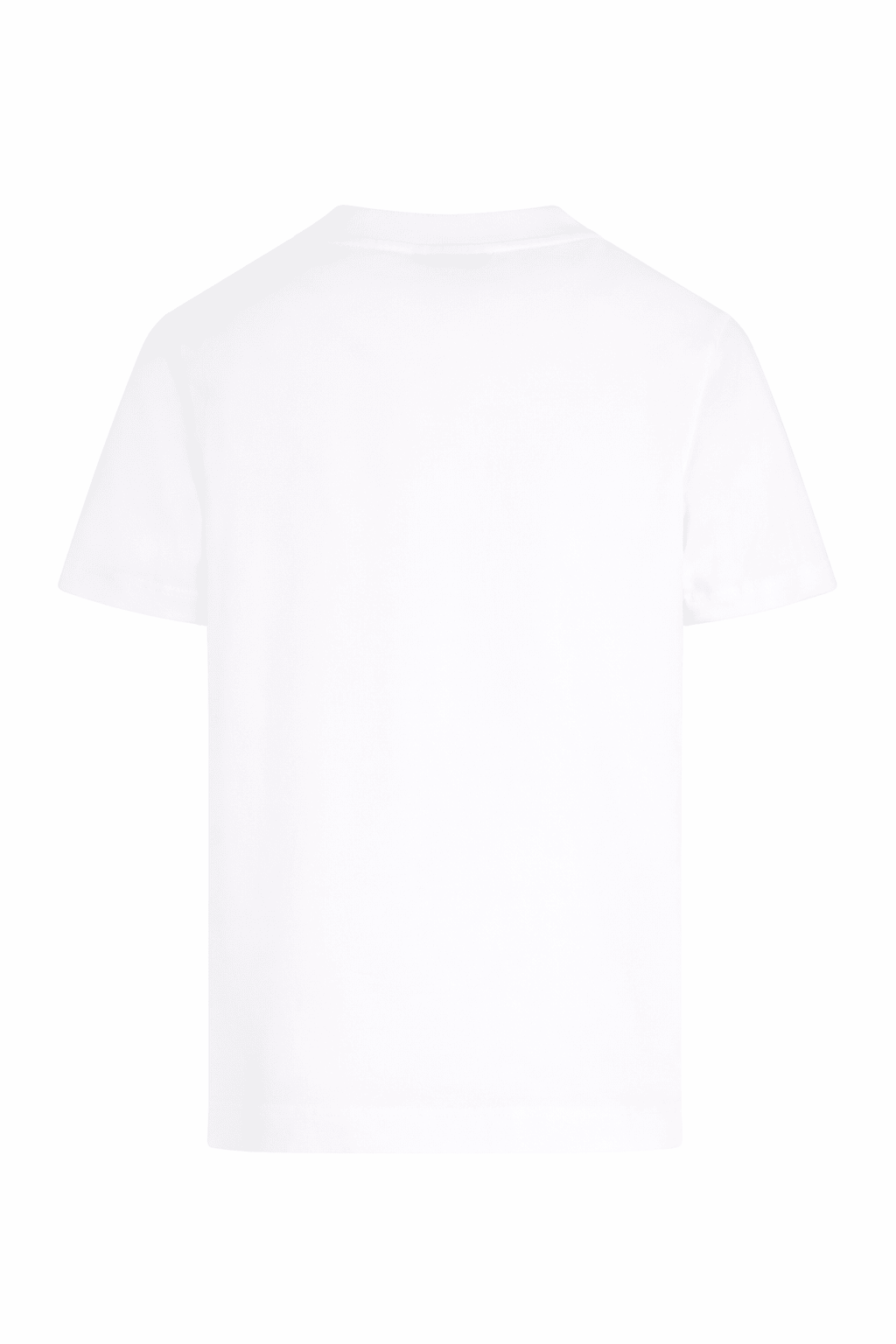 T-shirt per bambino Fendi Kids bianco con stampa grafica - Rubino Kids