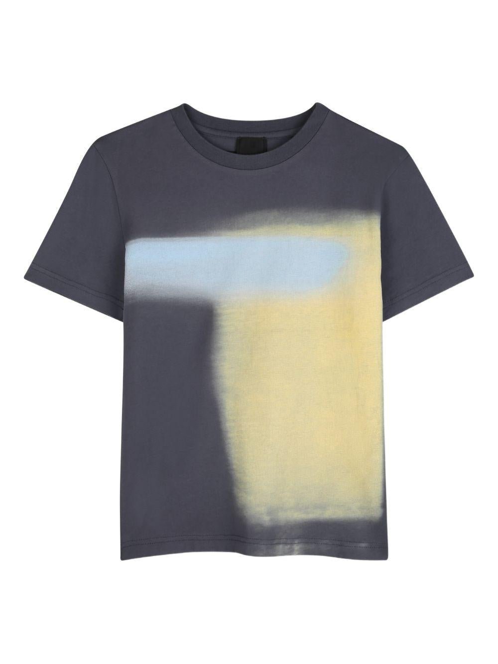 T-shirt per bambino Givenchy Kids multicolore con stampa grafica - Rubino Kids