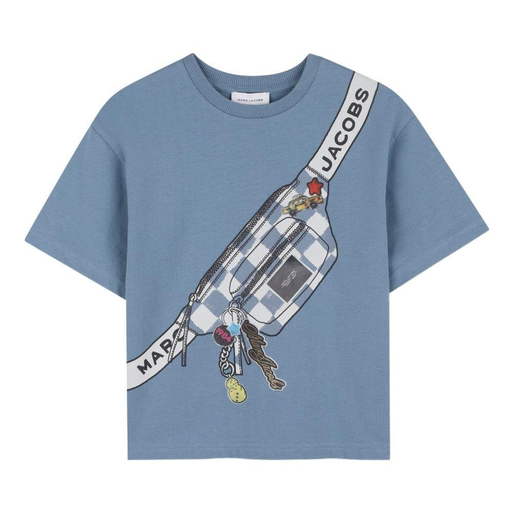 T-shirt per bambino The Marc Jacobs Kids con stampa grafica sul davanti - Rubino Kids