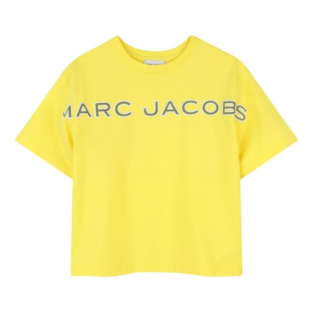 T-shirt per bambino The Marc Jacobs Kids gialla con stampa logo - Rubino Kids