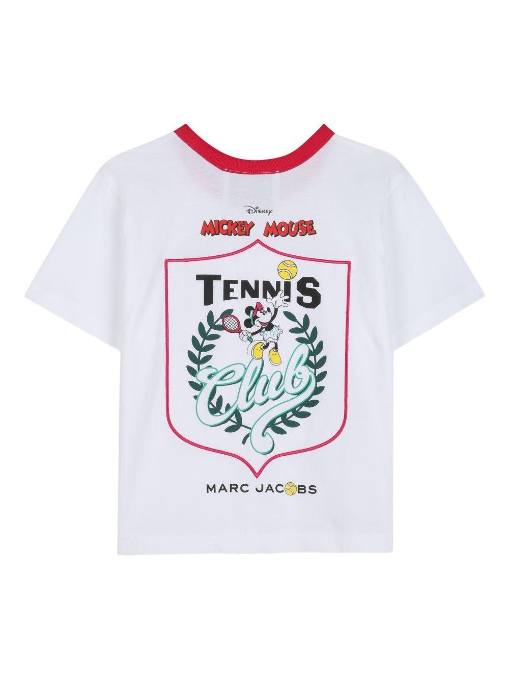 T-shirt per bambino The Marc Jacobs Kids x Disney bianca con stampa Mickey Mouse - Rubino Kids