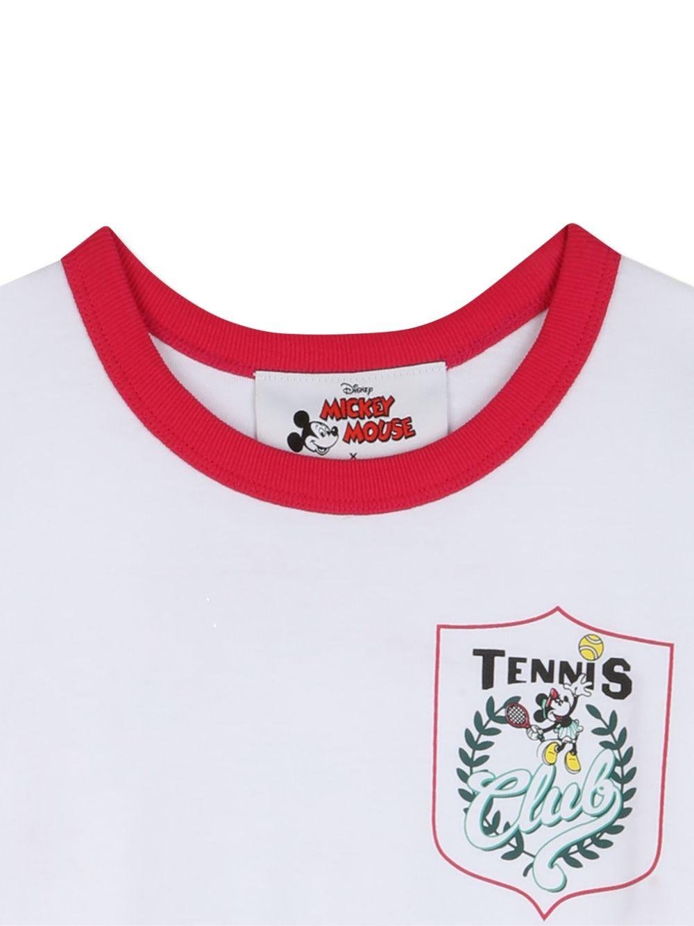 T-shirt per bambino The Marc Jacobs Kids x Disney bianca con stampa Mickey Mouse - Rubino Kids