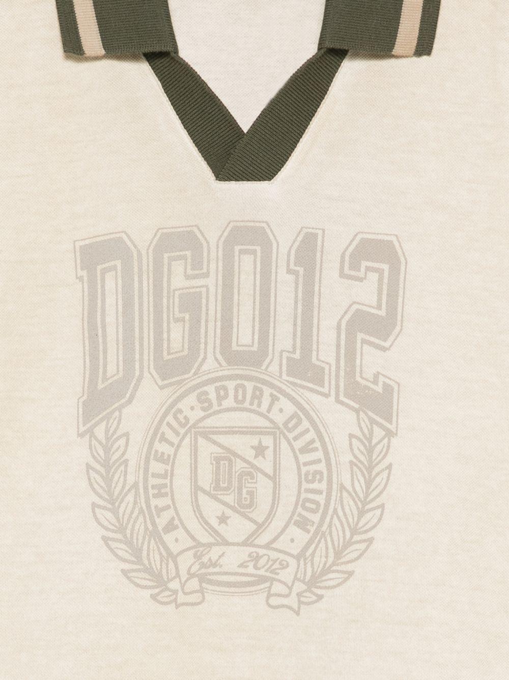 T-shirt per Dolce & Gabbana Kids multicolore con scollo a V - Rubino Kids