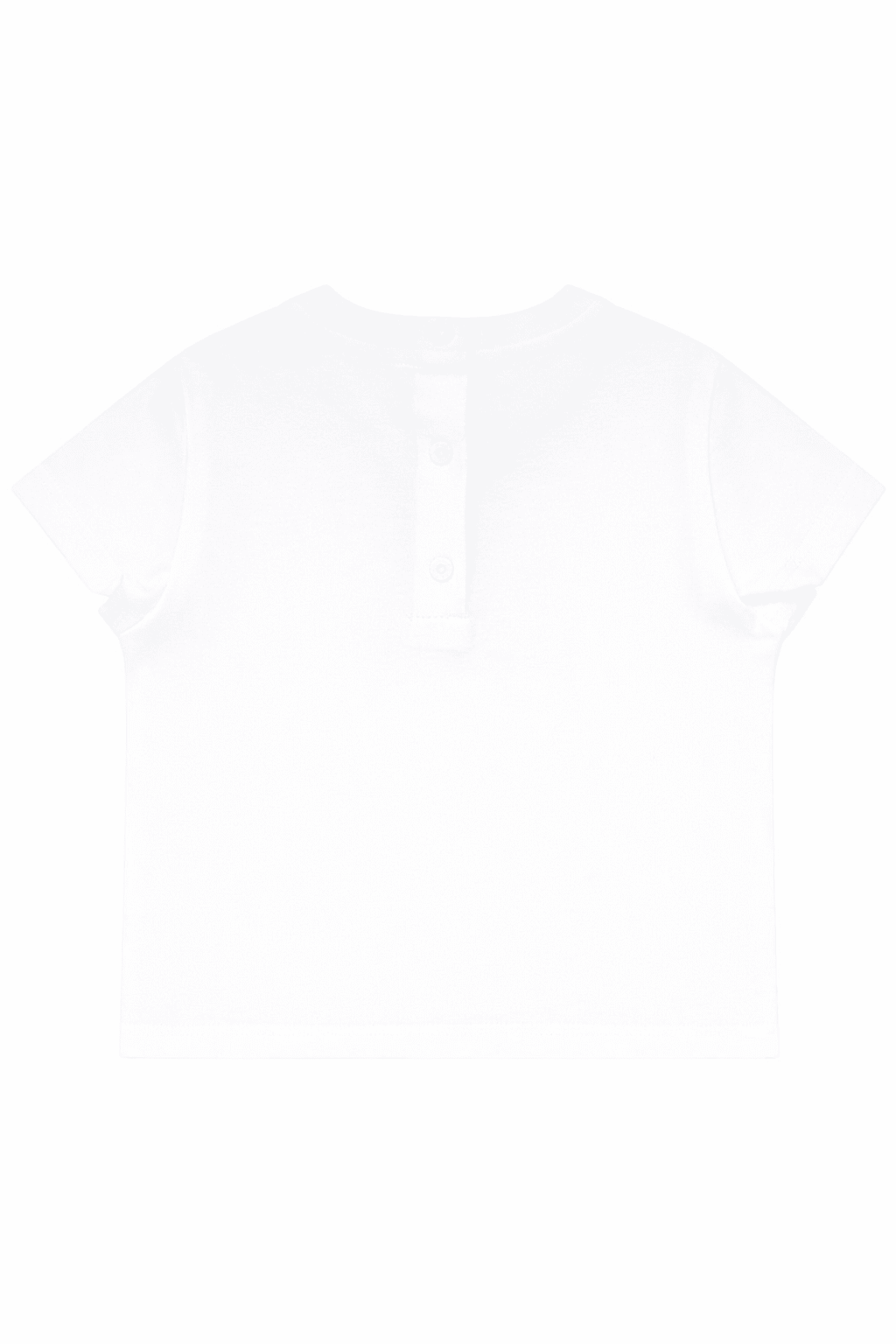 T-shirt per neonata Fendi Kids bianca con stampa a fiocco - Rubino Kids