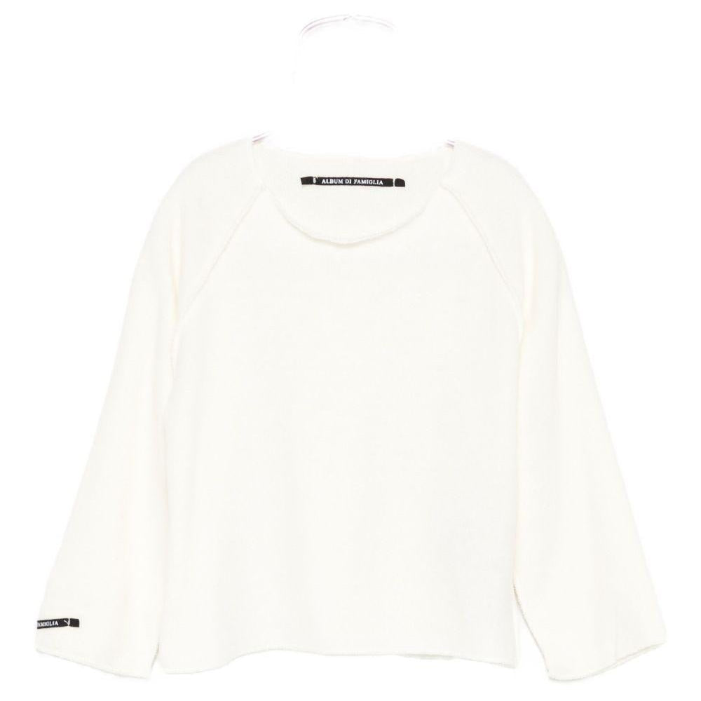 T-shirt per neonato Album di Famiglia Kids bianca con scollo tondo - Rubino Kids