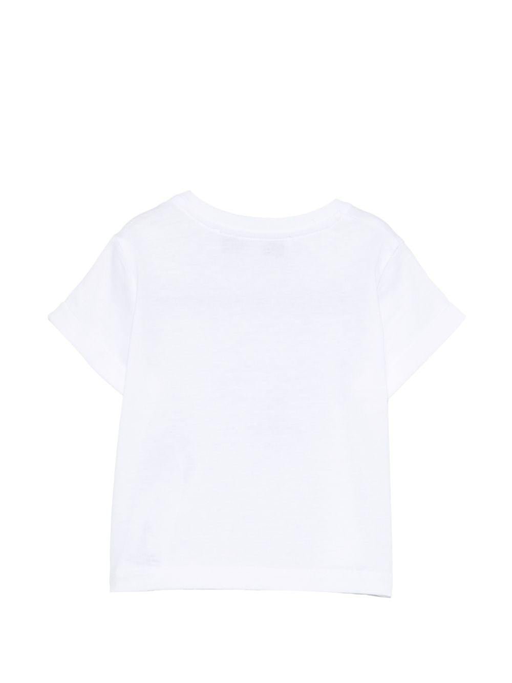 T-shirt per neonato Tartine Et Chocolat bianca con stampa grafica Badminton - Rubino Kids