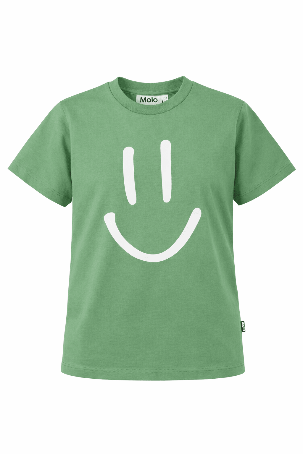 T-shirt Roxo per bambini Molo verde con stampa smile - Rubino Kids