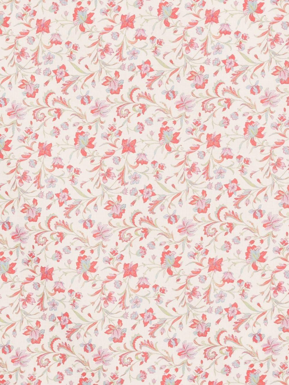 Telo mare per bambina Louise Misha bianco con stampa floreale all - over - Rubino Kids