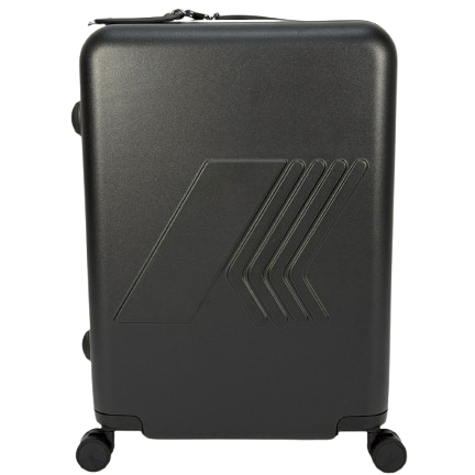 Trolley Eudoxieur per bambini K - Way Kids nero con monogramma K - Way in rilievo tono su tono - Rubino Kids