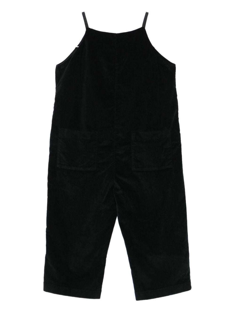 Tuta per neonata Album di Famiglia Kids nera con bottoni - Rubino Kids