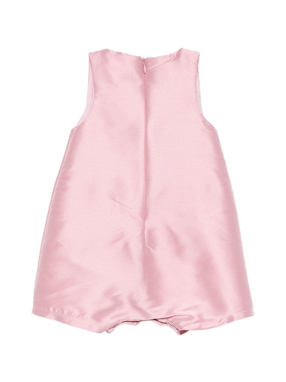 Tutina per neonata Alapage rosa con applicazioni floreali - Rubino Kids
