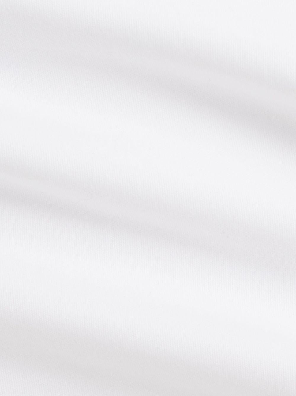 Tutina per neonata Polo Ralph Lauren Kids bianca con colletto con ruches - Rubino Kids