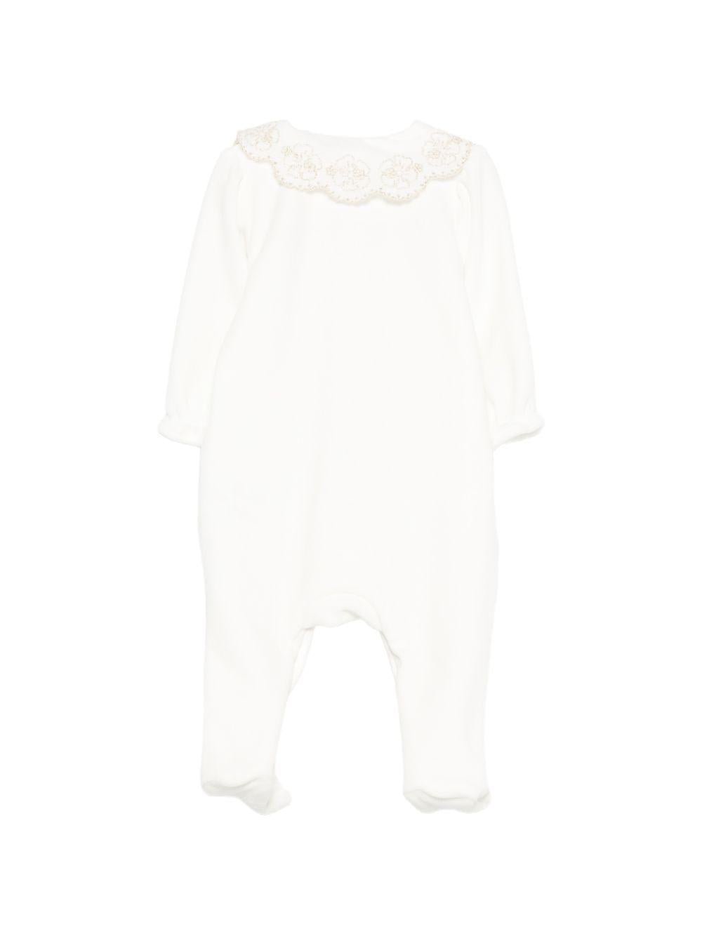 Tutina per neonata Tartine & Chocolat bianco con ricamo - Rubino Kids