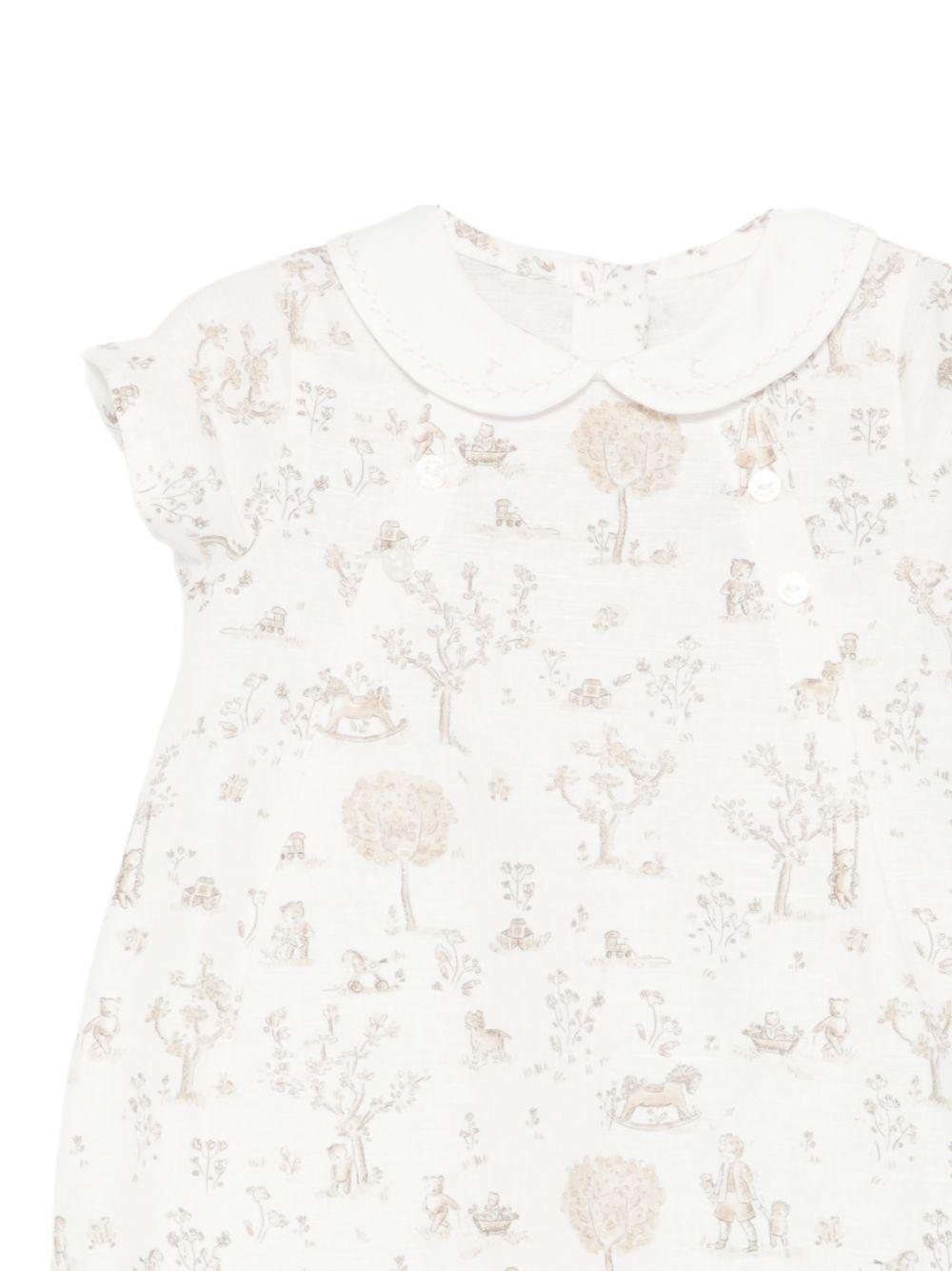 Tutina per neonata Tartine & Chocolat bianco opaco a fantasia - Rubino Kids