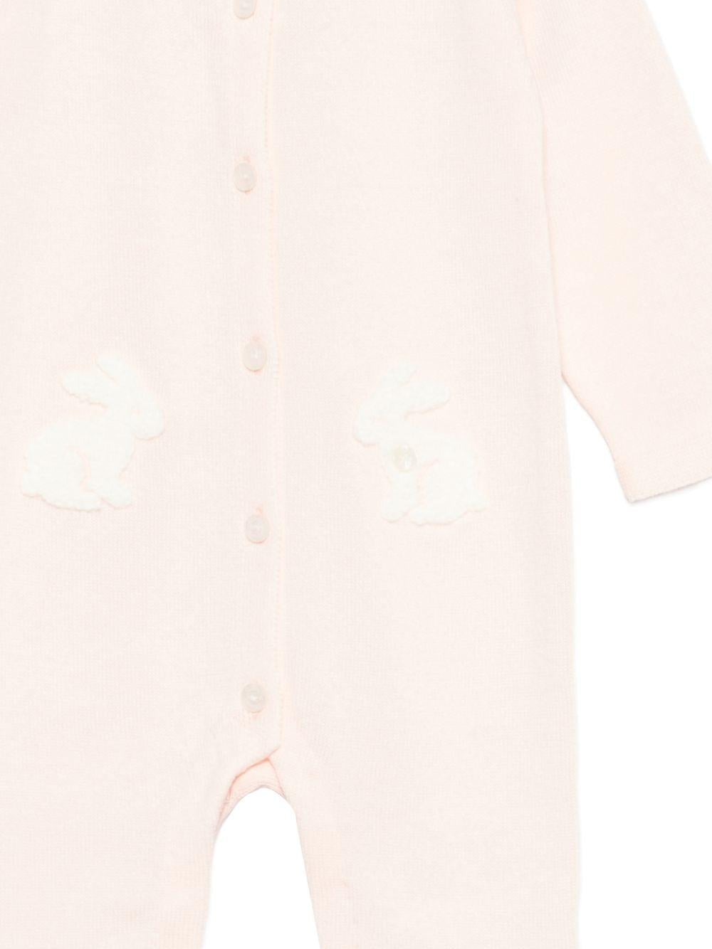 Tutina per neonata Tartine & Chocolat rosa chiaro con chiusura a bottoni - Rubino Kids