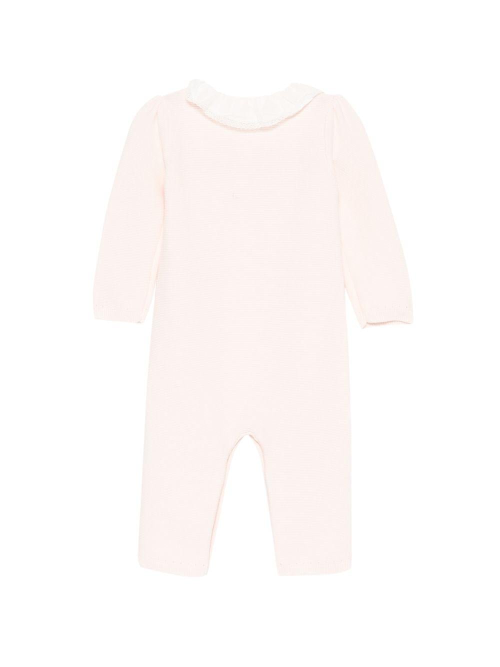 Tutina per neonata Tartine & Chocolate rosa chiaro con ricamo a fiori - Rubino Kids